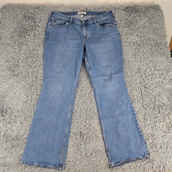 Abercrombie & Fitch Light Blue Boot Cut Jeans - Picture 2 of 15